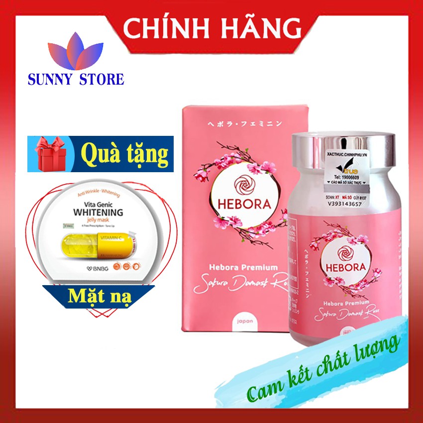 [Chính hãng]Viên uống Hebora Nhật Bản phiên bản 2020 - Hiệu quả gấp đôi, viên uống tỏa hương thơm và sinh lý nữ