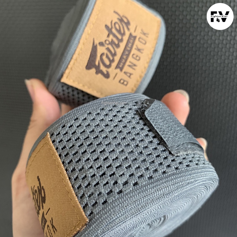 Băng Quấn Tay Elastic Handwraps Fairtex 4,5m Xám