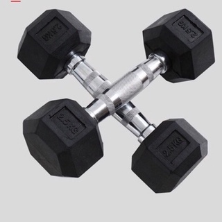 Bộ 2 tạ tay 5kg cao su cao cấp ( tổng 10kg )