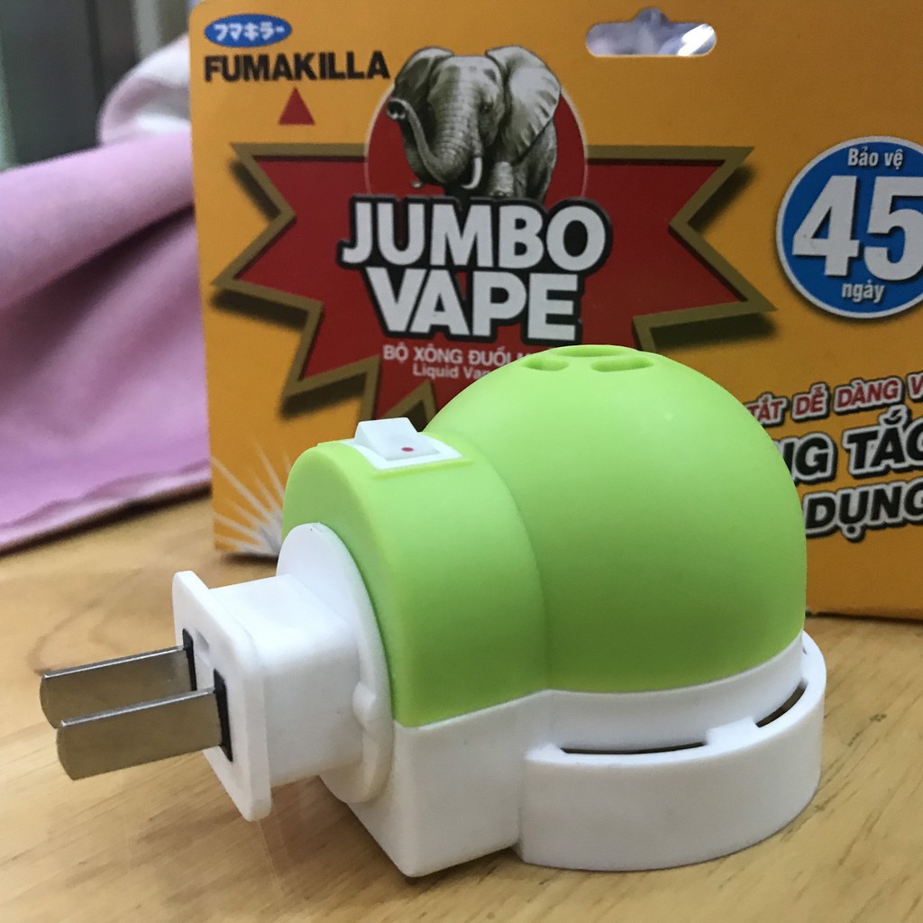 Tinh dầu đuổi muỗi kèm máy xông các loại hacker, Jumbo Vape