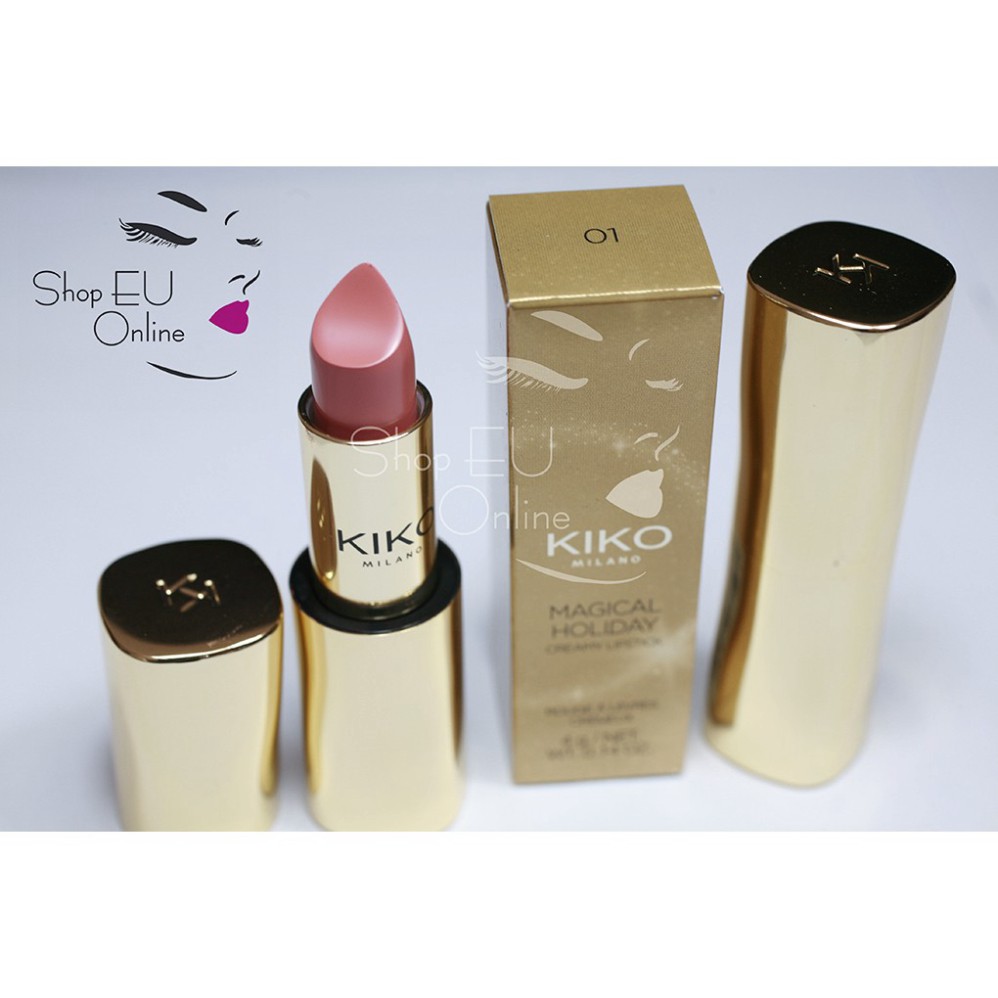 htn Kiko❤️Freeship❤️ Set 6 món: 3 son, 1 Mascara lông mày, 1 phấn má, 1 phấn mắt: hỗ trợ gói quà (20/10-20/11)