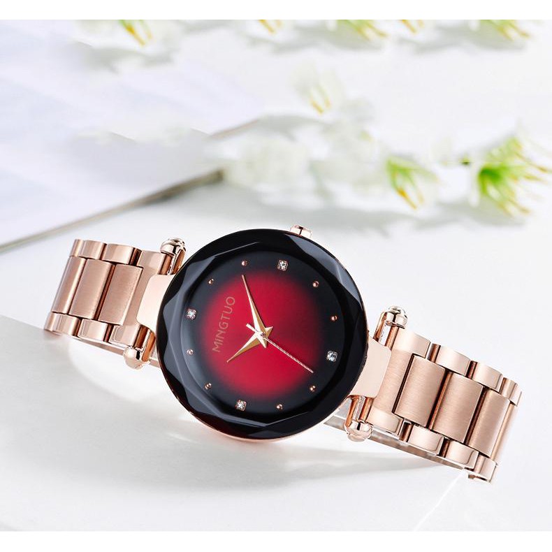 Đồng hồ nữ mingtuo korea MI9166 - dây thép không gỉ cao cấp | BigBuy360 - bigbuy360.vn