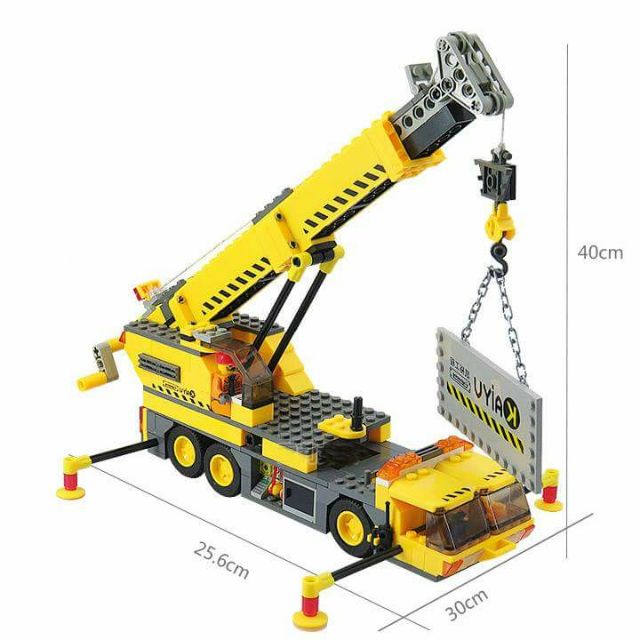 Lắp Ghép Xe Máy Cẩu - Xe Cần Cẩu 380 Chi Tiết