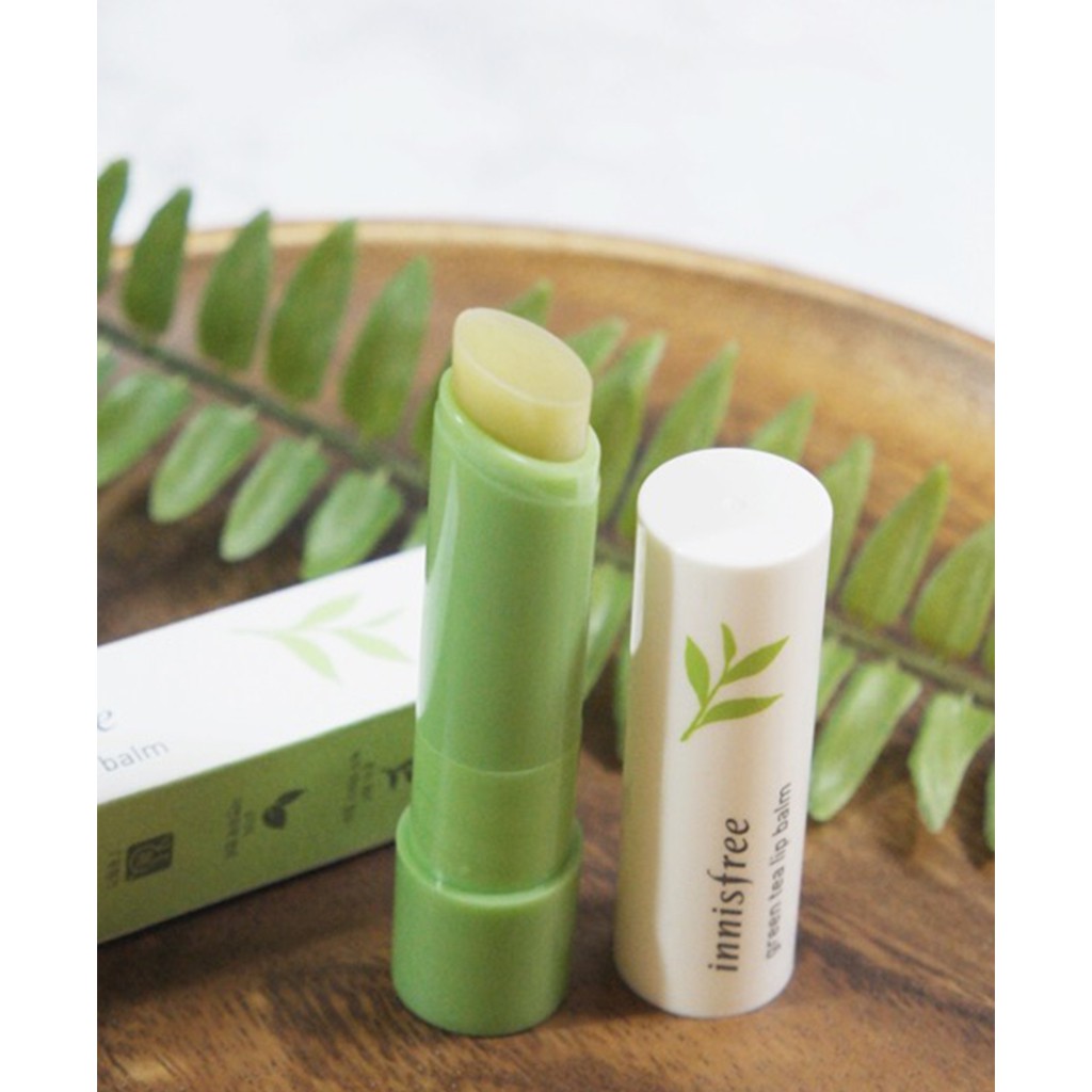 Son Dưỡng Trà Xanh Innisfree Green Tea Lip Balm 3.6g