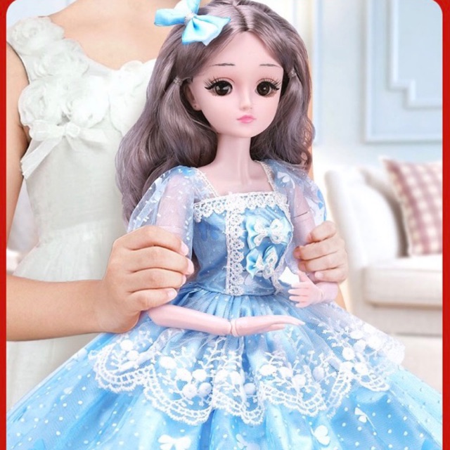 Búp bê công chúa đồ chơi cao cấp có khớp cao 30cm