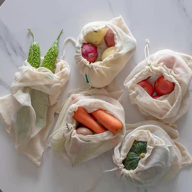 Túi lưới đựng thực phẩm thay thế túi nilon, tiện lợi, bảo vệ môi trường