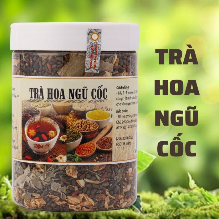 Trà giảm cân gạo lứt đậu đen 100% organic an toàn mọi lứa tuổi, trà xanh giảm cân thảo mộc thanh lọc cơ thể - TNC