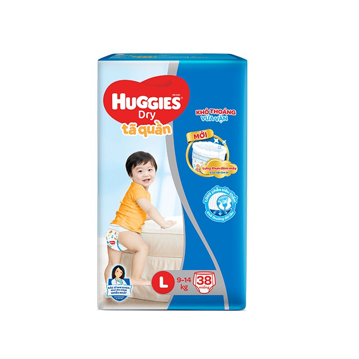 Bỉm Quần Huggies Size L38/L48/L68