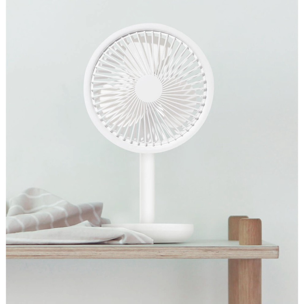 Quạt Để Bàn Thông Minh XIAOMI SOLOVE F5 desktop fan và quạt DRAPOW DF01 mini có đèn led cho văn phòng gia đình nhỏ gọn