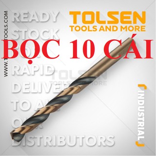 BỘ 10 MŨI KHOAN SẮT TOLSEN 75115