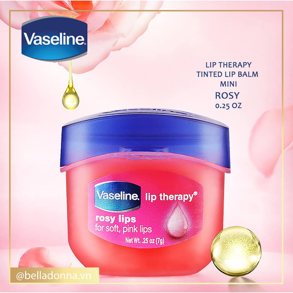 SON DƯỠNG MÔI Vaseline Lip Therapy 7g (Dạng Hũ)