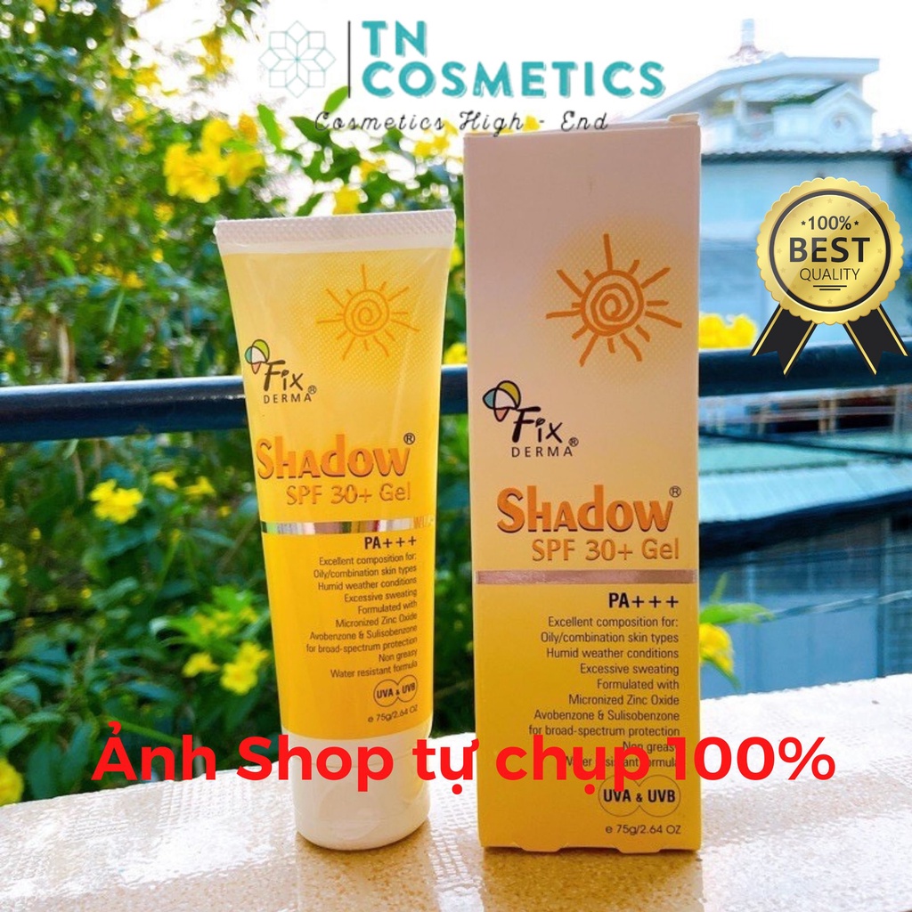 Kem Chống Nắng Fixderma Shadow SPF 50+ Cream, Gel Chống Nắng Fixderma Shadow SPF30+ 75ml KCN1003