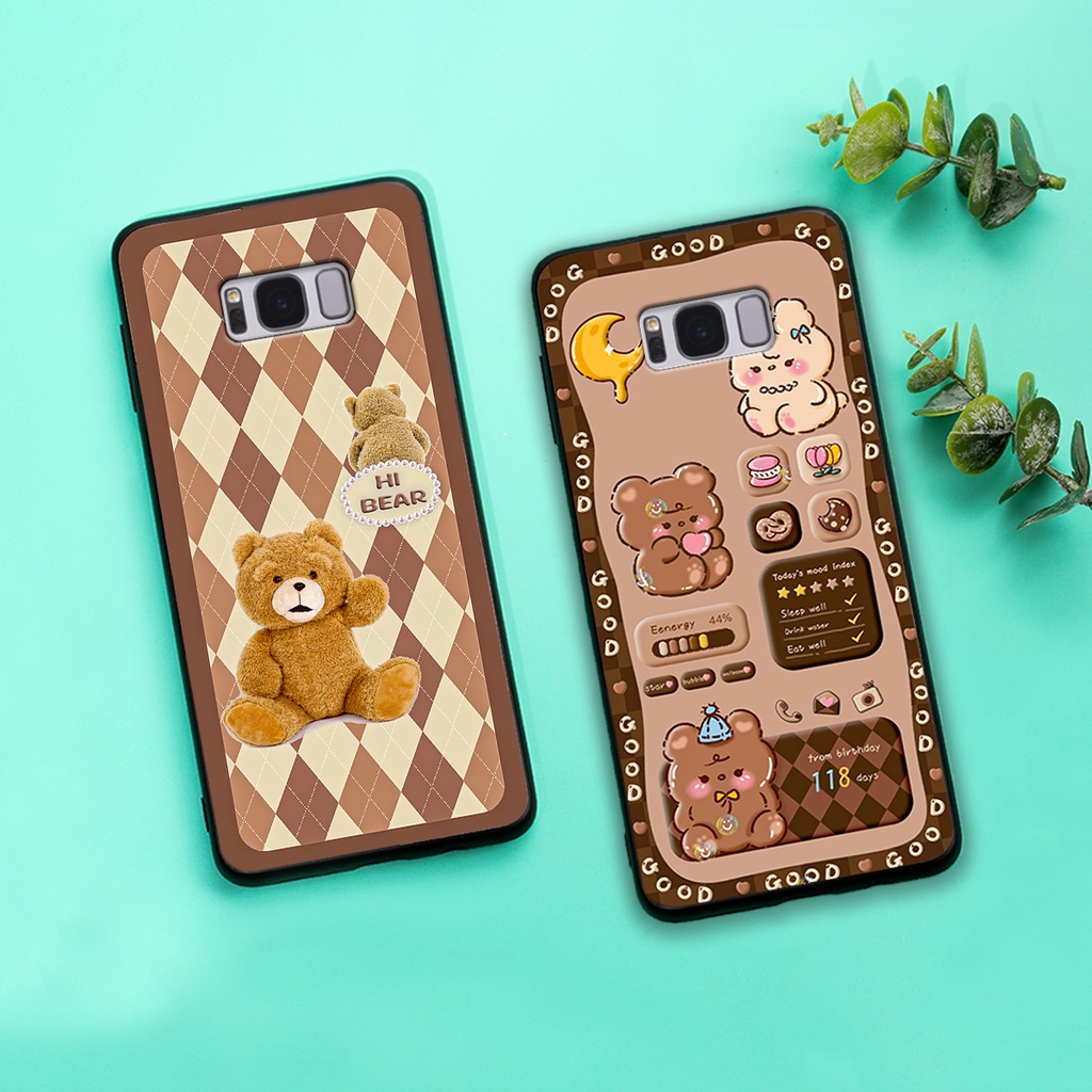 Ốp lưng Samsung S8 - S8 Plus - S8+ in hình gấu bear dễ thương, bền đẹp