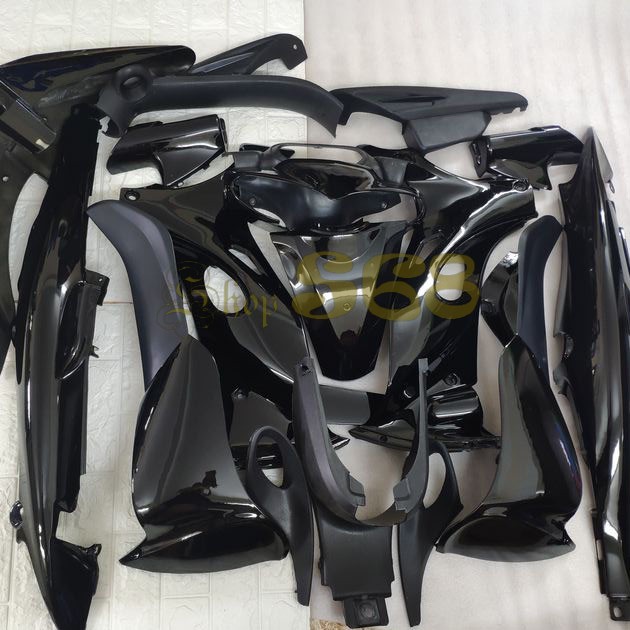 Dàn áo Loại Phanh Cơ xe Jupiter R đời 2001 đến 2003 -nhựa nguyên sinh ABS cao cấp MÀU ĐEN
