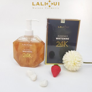 Sữa Tắm Vàng 24k Lalihui Bụi Vàng Thiên Nhiên 300ml Trắng Da Dưỡng Da Làm Đẹp Hết Khô Da Mịn Màng Mỹ Phẩm