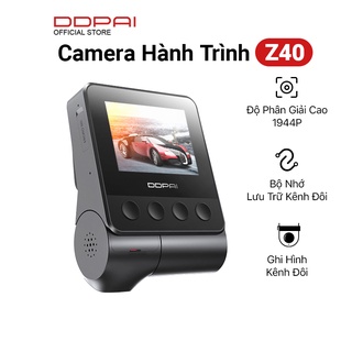 Camera hành trình ô tô DDPai Dash cam Z40 Màn hình LCD kép 2.4 inch 1944P