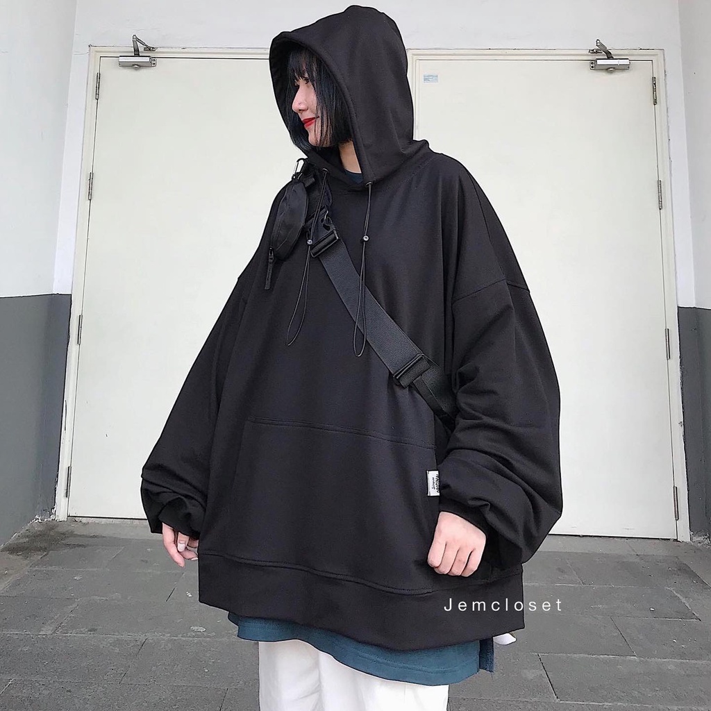 Áo Hoodie Nữ Form Rộng JEMCLOSET Hoodie Simpoo Phong Cách Basic Đơn Giản Kiểu Hàn Quốc Chất Liệu Vải Dày Mềm Mịn 1767