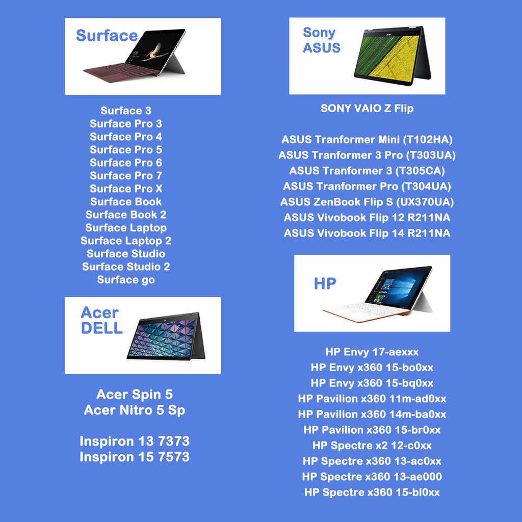 Bút cảm ứng thông minh YAQING cho Microsoft Surface ProSurface Go/ Surface Book/ Surface Laptop