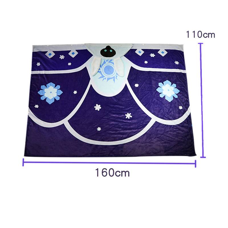 Sam Genshin Impact Chăn Có Mũ Trùm Đầu Hình Anime Zhongli Klee Hutao Làm Quà Tặng Cho Bé