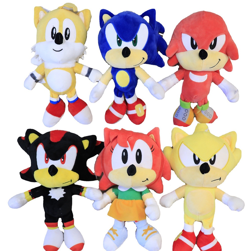 30cm Búp bê Super Sonic Plush dễ thương Búp bê hoạt hình Đồ chơi trẻ em Quà tặng cho trẻ em