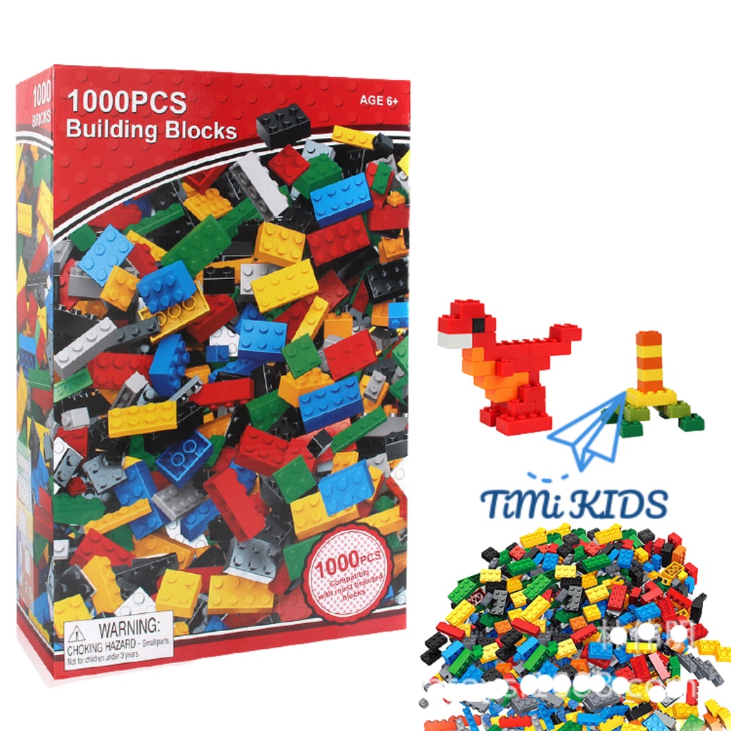 Xếp Hình Gạch Lê Gô Lắp Ghép Loại 520pcs 1000pcs Nhiều Chi Tiết Có Hộp Đựng Đồ Chơi Cho Trẻ