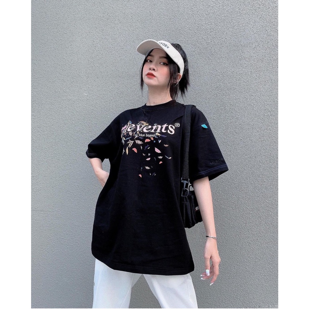 Áo thun Levents Floral trắng đen local brand abfall.vn