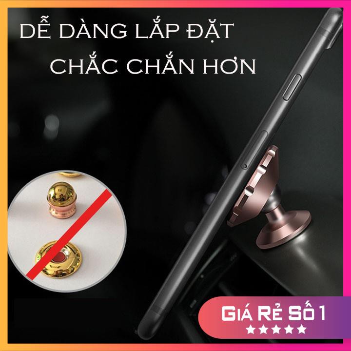 Giá Đỡ Điện Thoại 360 𝗙𝗥𝗘𝗘 𝗦𝗛𝗜𝗣 Độ Hít Nam Châm Gắn Trên Ôtô Hút Dính Chặt Chẽ Cho Chống Rung