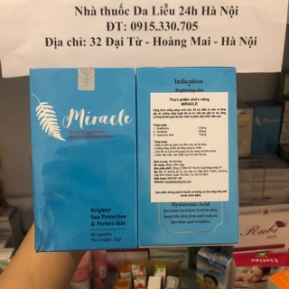 Miracle viên uống chống nắng