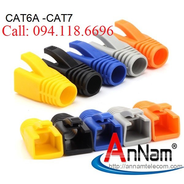 Bộ đầu bấm hạt mạng + đầu chụp mạng Cat6A/Cat7 chống nhiễu FTP Có đuôi