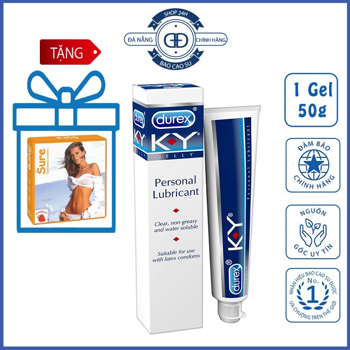 Gel Bôi Trơn Durex KY - 50g - Chính Hãng - Che Tên Sản Phẩm