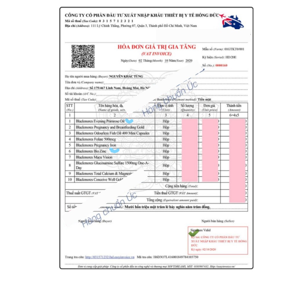 [Hàng chuẩn Úc] Combo giảm mụn, trắng sáng đẹp da (Blackmores Hoa Anh Thảo + Kẽm Zinc) date 2023 | BigBuy360 - bigbuy360.vn