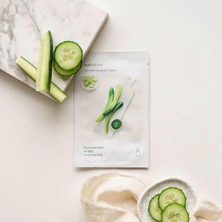 Mặt nạ dưỡng da Innisfree Hàn Quốc vị Dưa Leo set 20ml