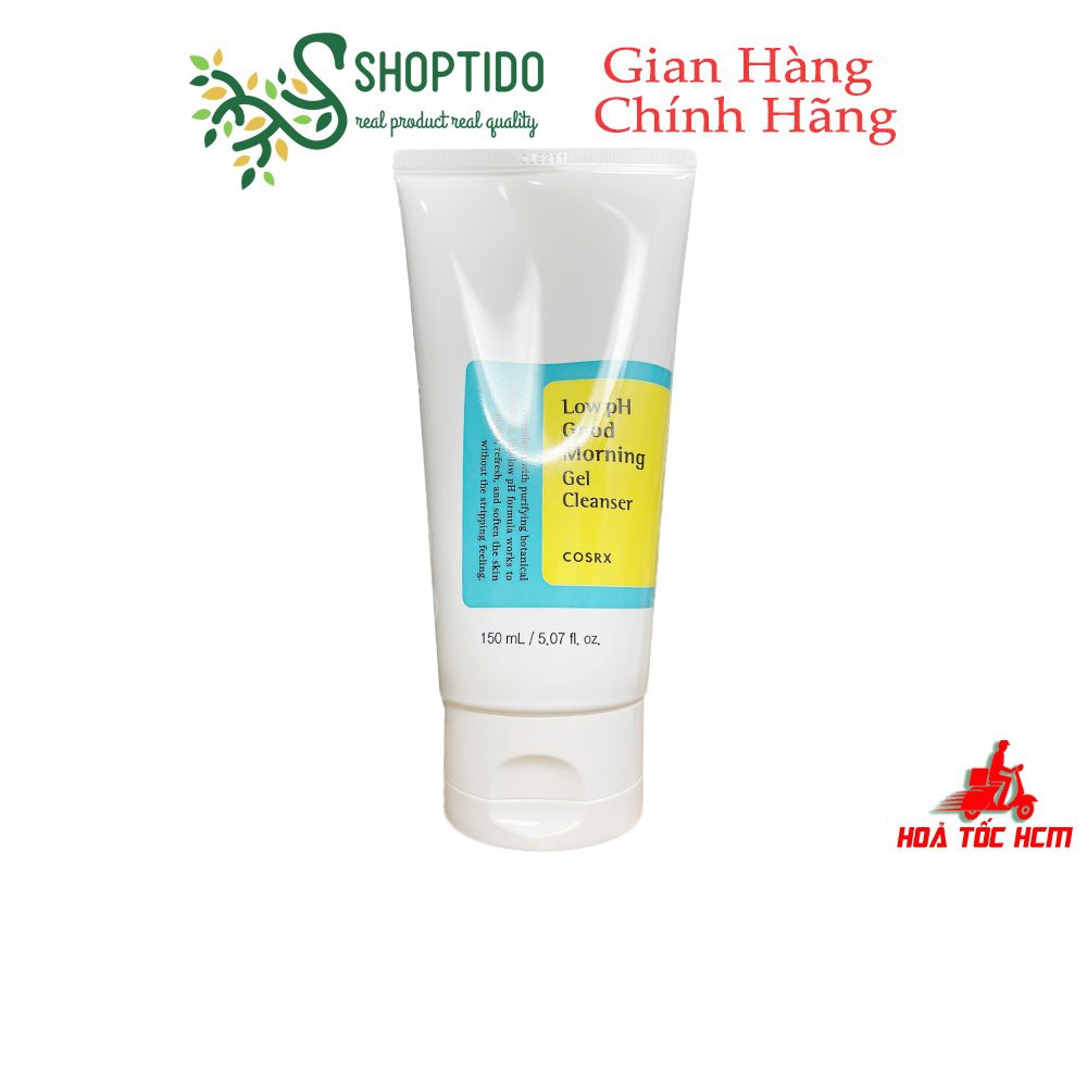 Sữa Rửa Mặt Cosrx Dịu Nhẹ Low Ph Good Morning Gel Cleanser 150ml NPP Shoptido