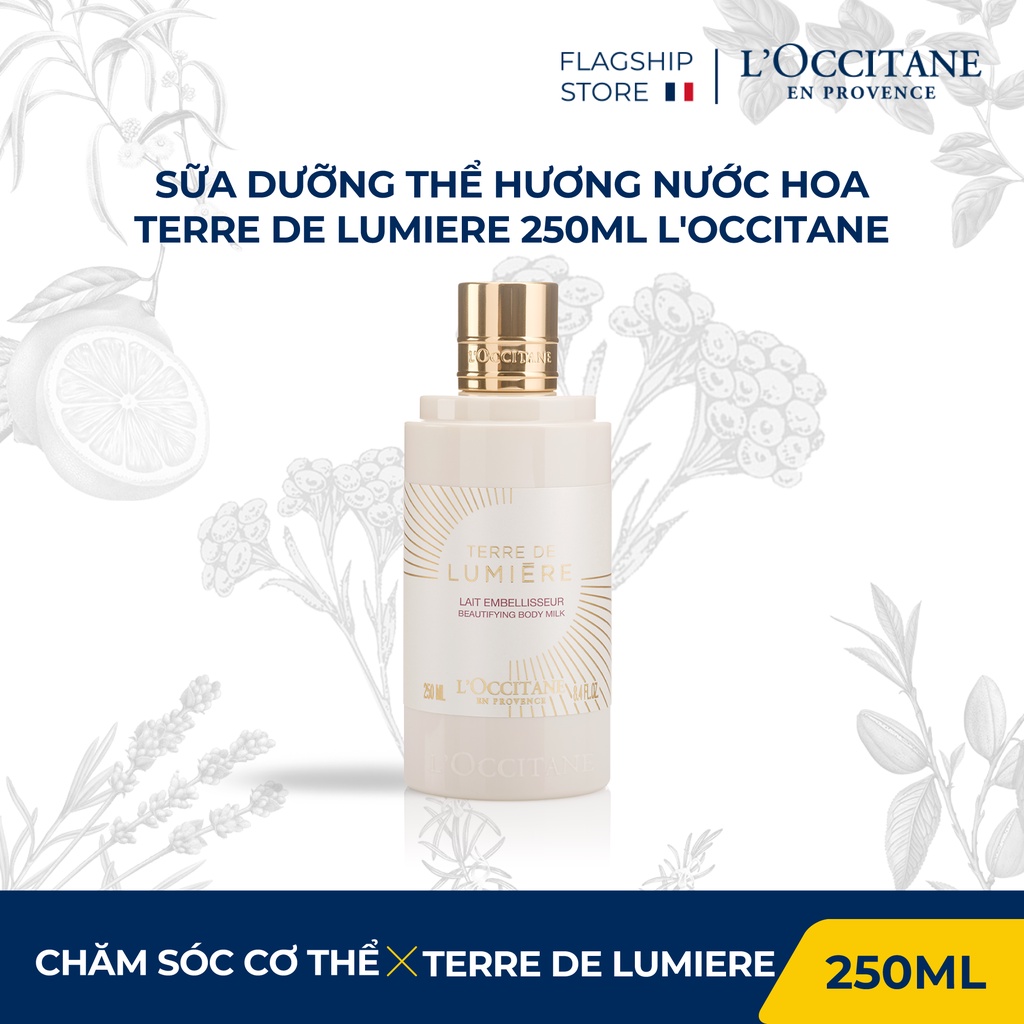 Sữa dưỡng thể hương nước hoa Terre De Lumiere 250ml L'occitane