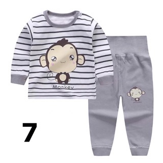 Set/ bộ cạp cao cotton dài tay