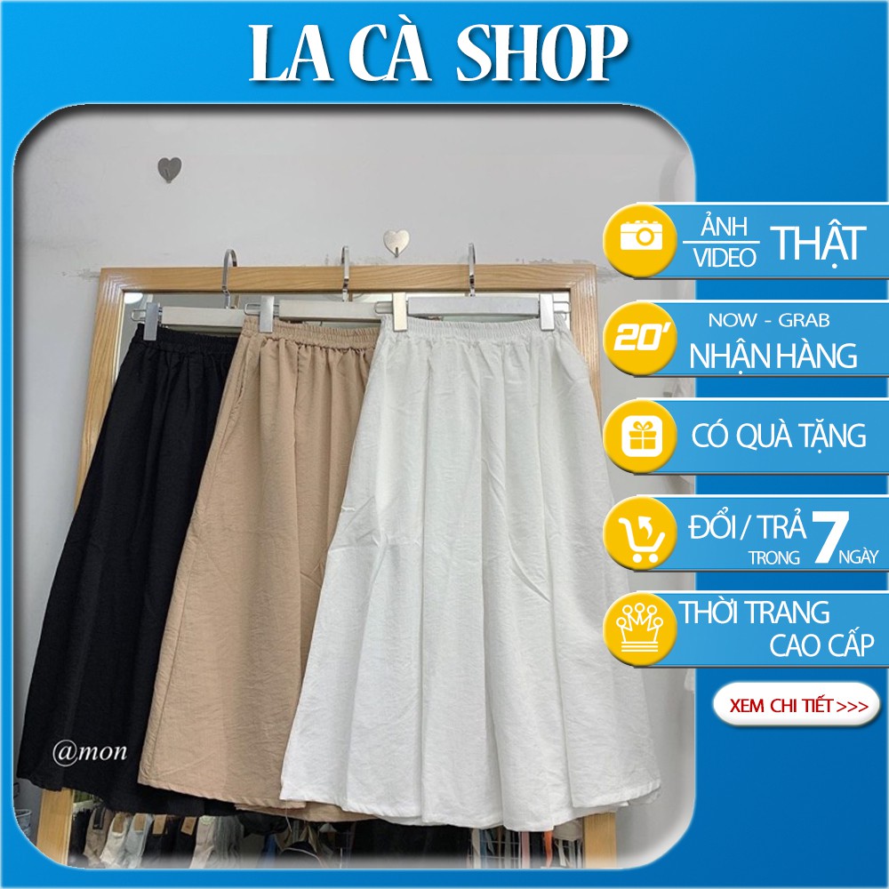 [Tặng kèm xả vải] CHÂN VÁY ĐŨI TRƠN DÁNG DÀI - La Cà Shop | WebRaoVat - webraovat.net.vn