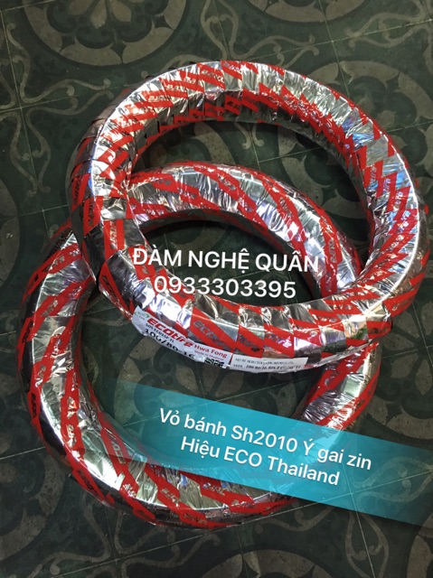 Vỏ bánh Sh2010 Ý gai zin hiệu ECO Thailand loại tốt mới 100% 💰 1,500,000 VND / 1 cặp