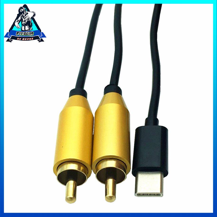 Dual Rca Male To Type-C Usb C Tín hiệu Video Av Cáp âm thanh Dây đầu nối [8/19]