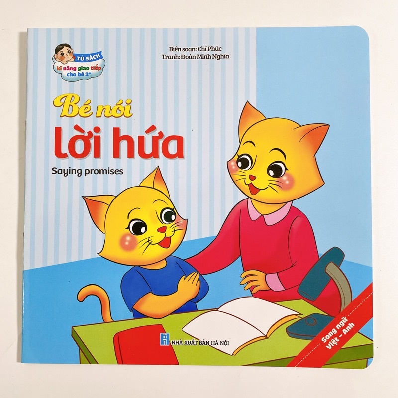 Sách - Truyện tranh Ehon Kỹ Năng Giao Tiếp Cho Bé 2 Tuổi Song Ngữ Kèm File Nghe có túi 10 cuốn