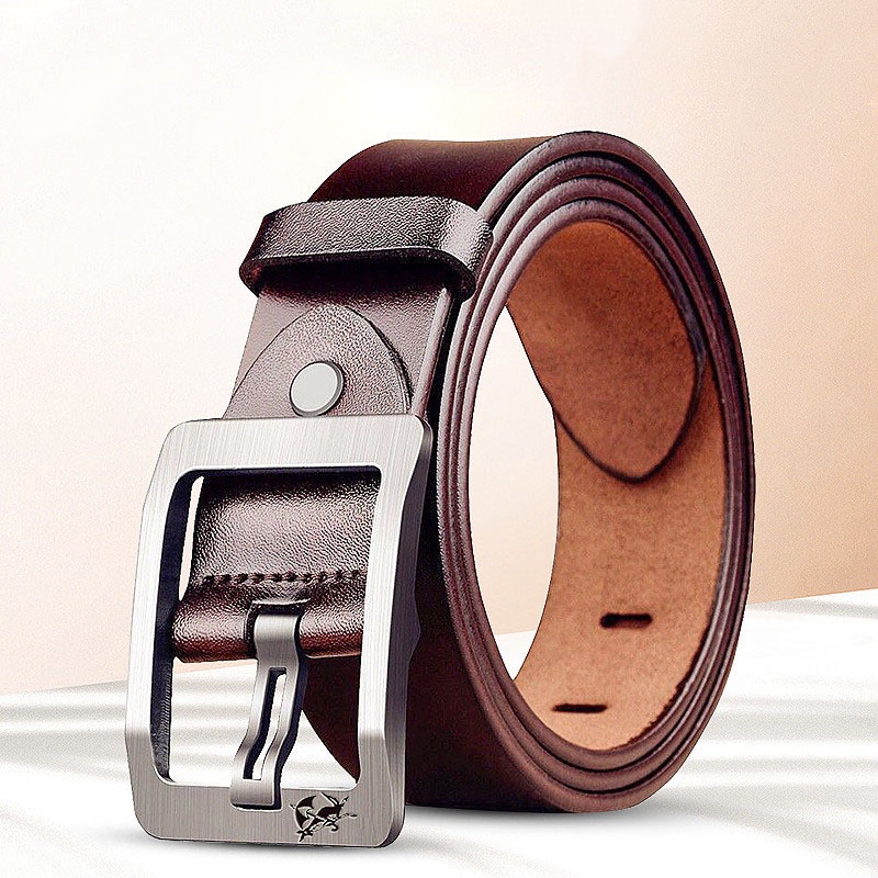 Thắt Lưng Da Kangaroo Phong Cách retro Cho Nam Mới