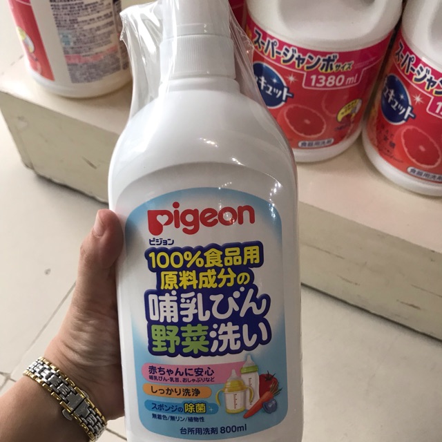 NƯỚC RỬA BÌNH SỮA 800ML PIGEON NHẬT