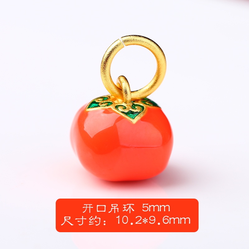 Hạt Xỏ Vòng Tay / Dây Chuyền Chuỗi Hạt Màu Vàng Không Gây Dị Ứng Chống Trượt diy