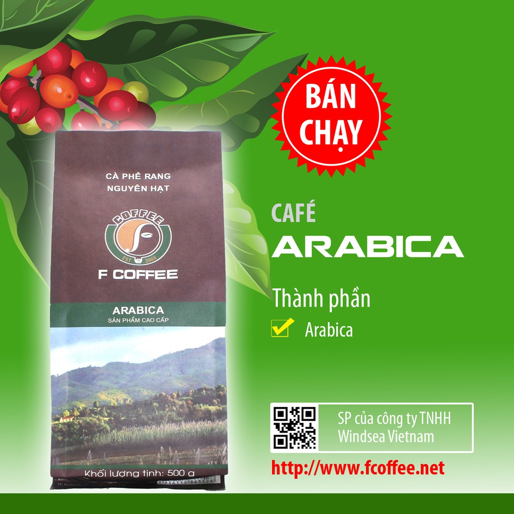 cà phê hạt Arabica (500gr)