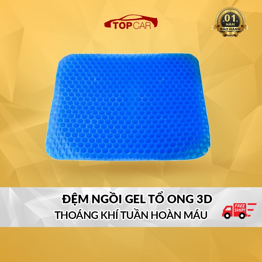 Đệm Ngồi Gel lưới 3D Thoáng Khí Tuần Hoàn Tiện Lợi | Nệm Ngồi Ghế Văn Phòng, Ghế Làm Việc