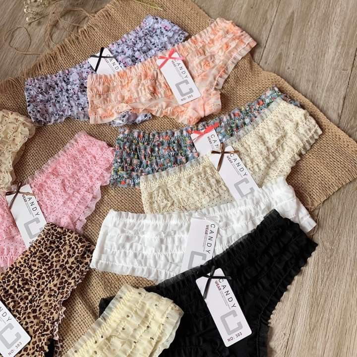 Quần lót Hoàng Oanh Underwear, quần lót dễ thương quần chip su ren cao cấp mã 303