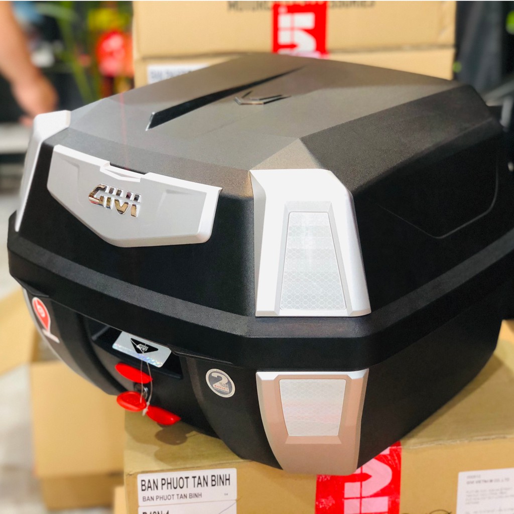 Thùng Sau Givi B42N ANTARTICA - Thùng Givi Chính Hãng 42L Gắn Sau Xe Máy - Bạn Phượt