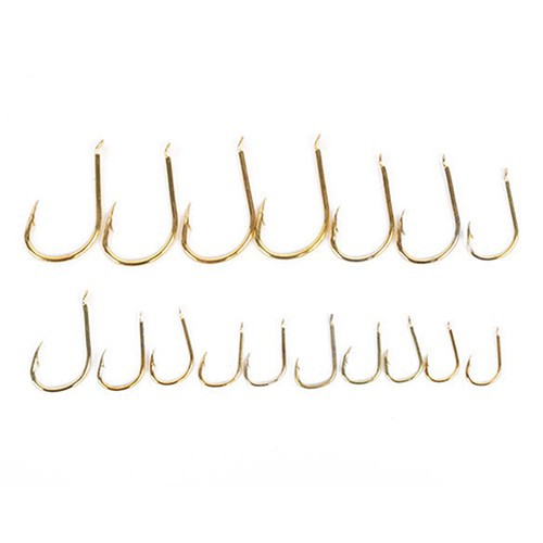 Set 100 Lưỡi Câu Cá Kim Loại Kích Thước # 3 / # 12