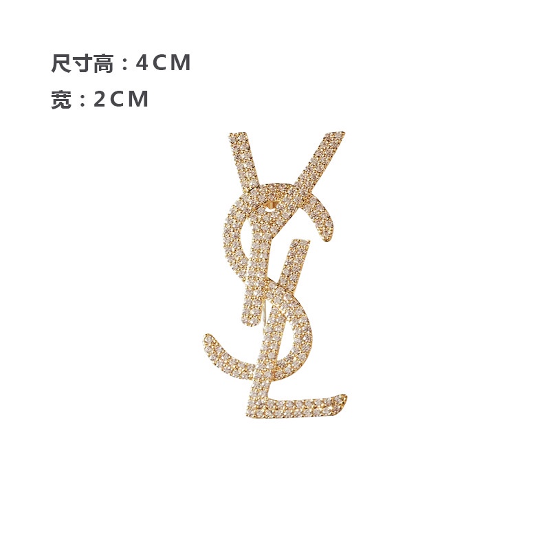 Trâm Cài Áo Đính Đá Sang Trọng Phong Cách Hàn Quốc Cho Nam Và Nữ