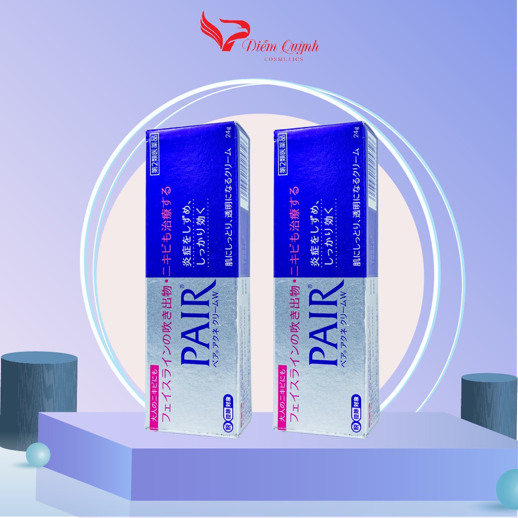 Kem ngừa mụn Pair Acne W Cream Nhật Bản 24g