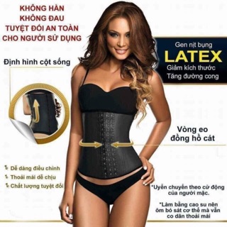 Gen nịt bụng latex 9 xương nhập khẩu